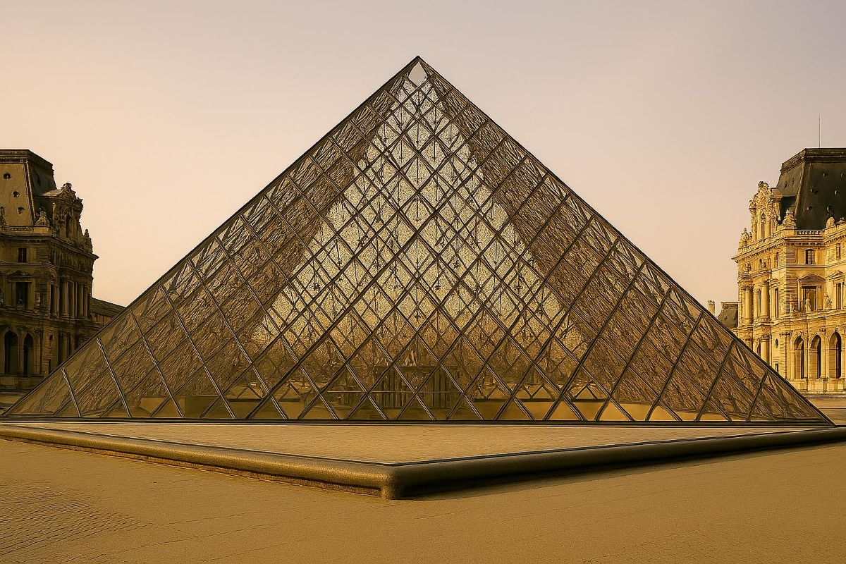 When you look at the Louvre Pyramid, you see a clash of old and new. Designed by I. M. Pei, the pyramid is a stunning interplay of light, glass, and steel. The geometric precision of the pyramid creates wonderful plays of light and shadow, making it a captivating entrance that blends classical charm with contemporary design principles.