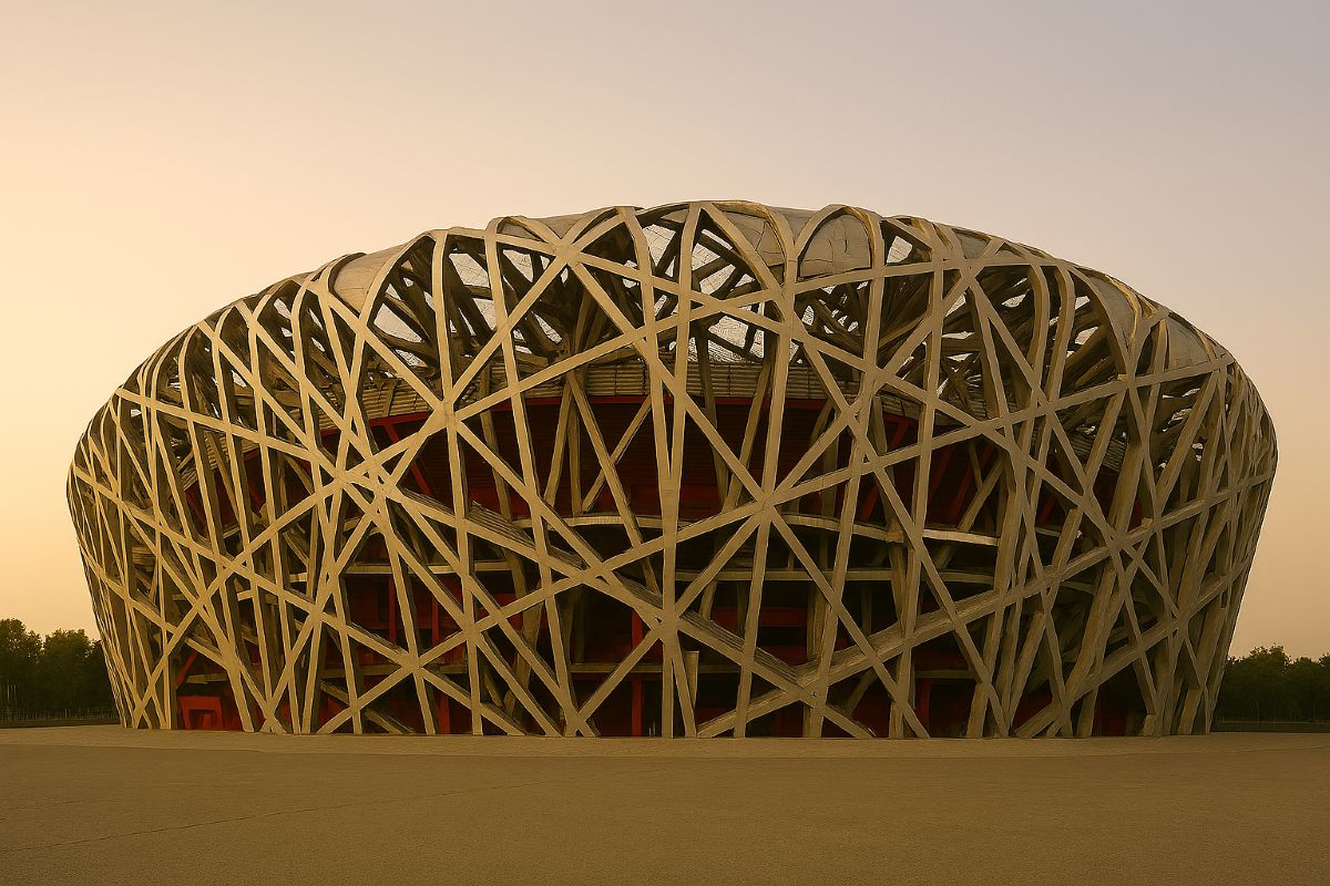 The Beijing National Stadium ("Bird's Nest")
